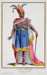 Montezuma, der Kaiser von Mexiko (1466-1520) 1780